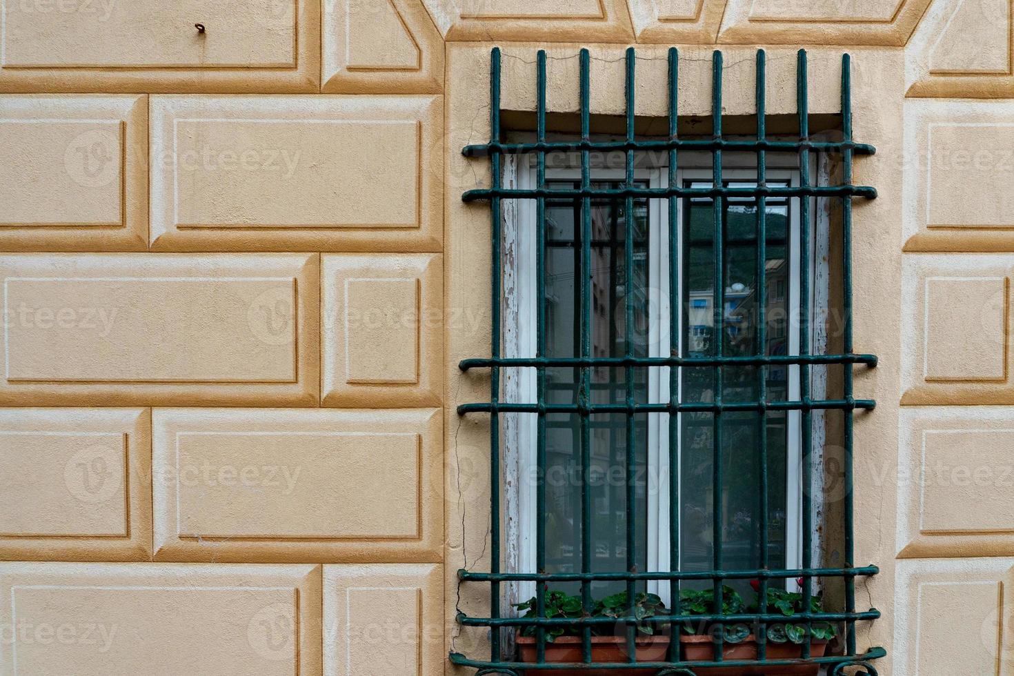 genova nervi historic village district casas ventana foto