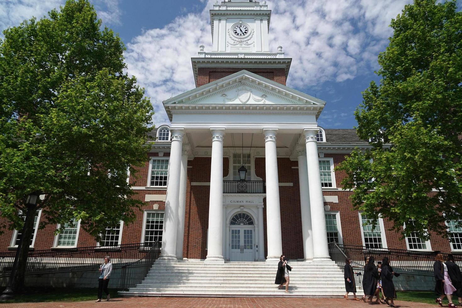 BALTIMORE, USA - MAY 21 2018- Graduation day at John Hopkins University photo