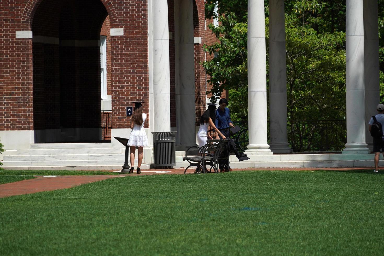 BALTIMORE, USA - MAY 21 2018- Graduation day at John Hopkins University photo