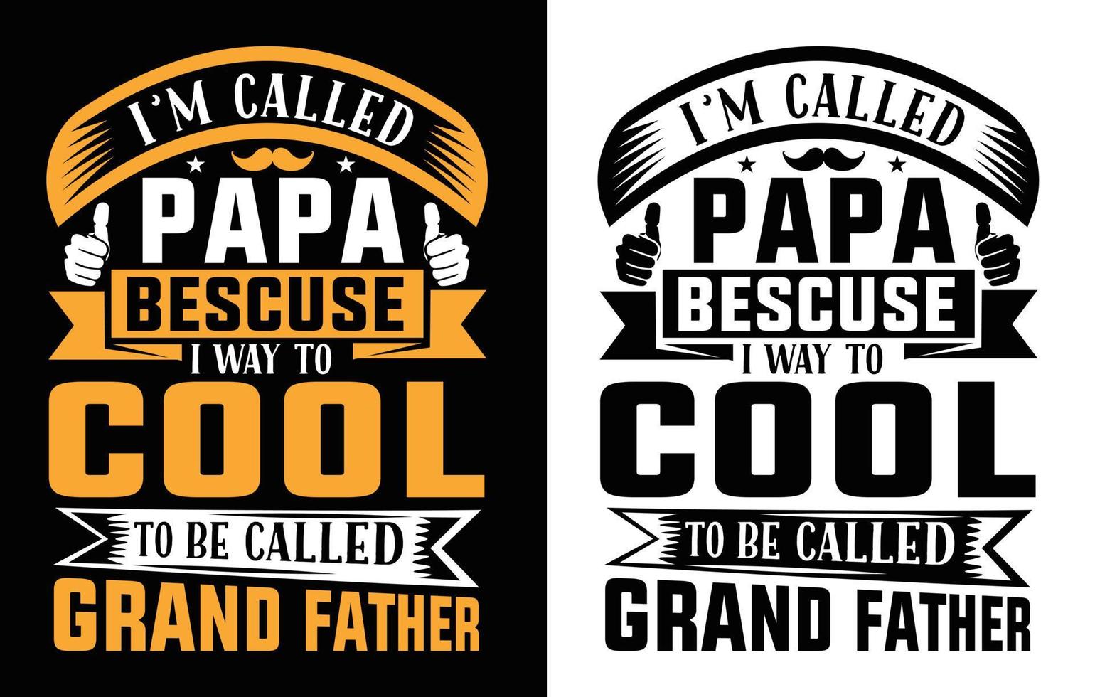 Father's day T shirt design. vector