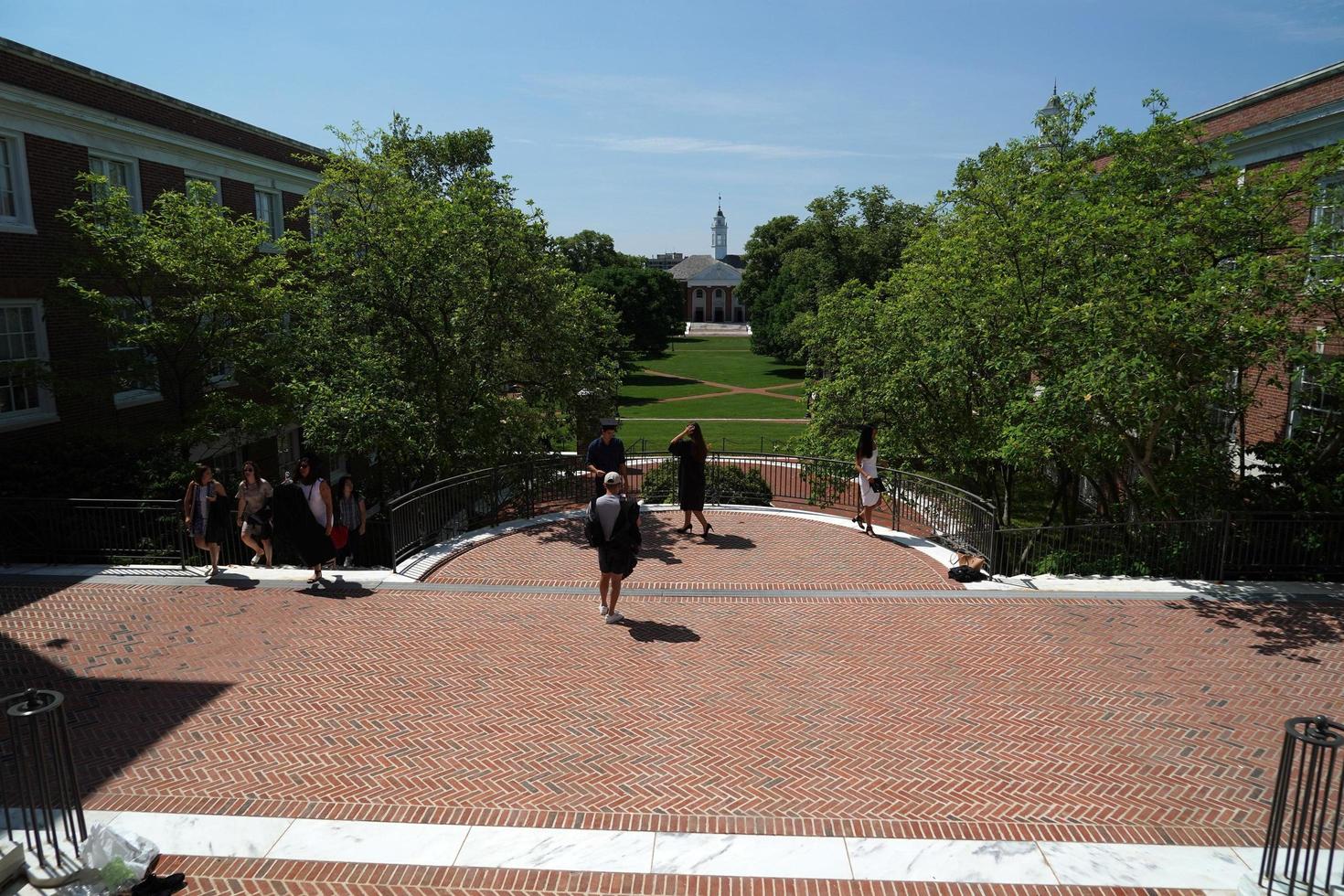 baltimore, usa - 21 de mayo de 2018 - día de graduación en la universidad john hopkins foto