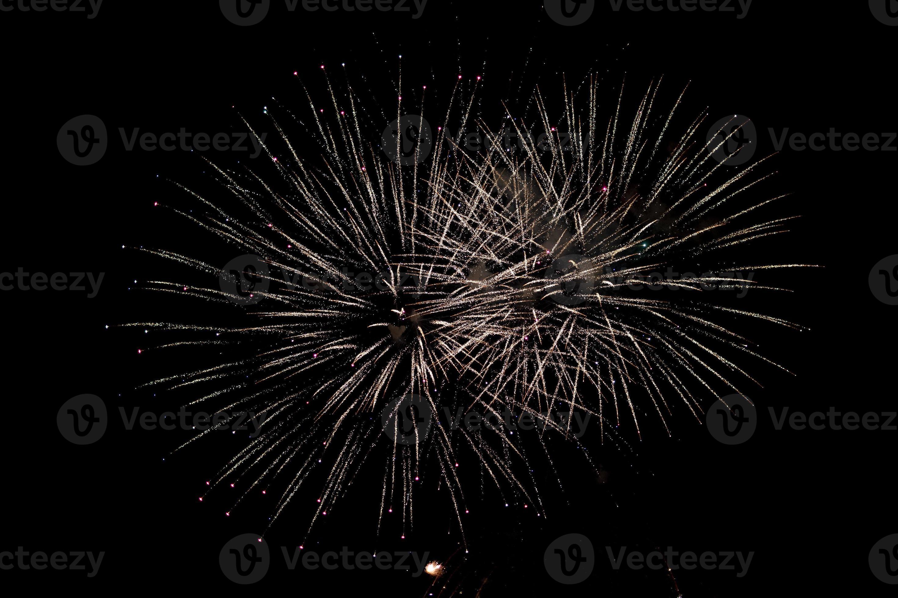 fireworks on black background 17412358 Stock Photo at Vecteezy