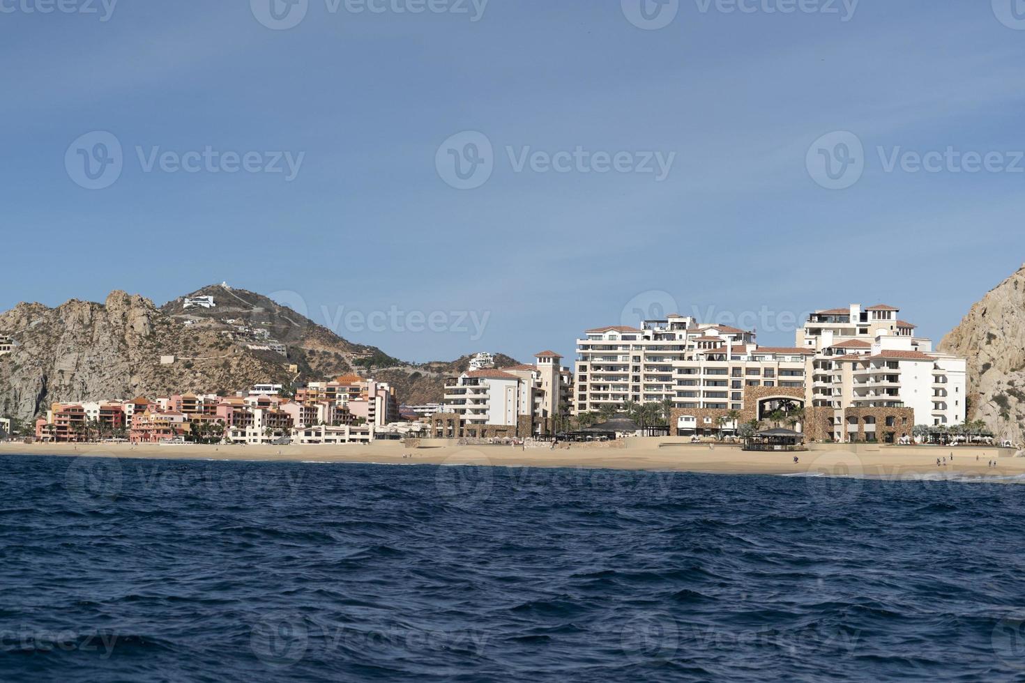 Cabo San Lucas view from sea Pacific ocean photo