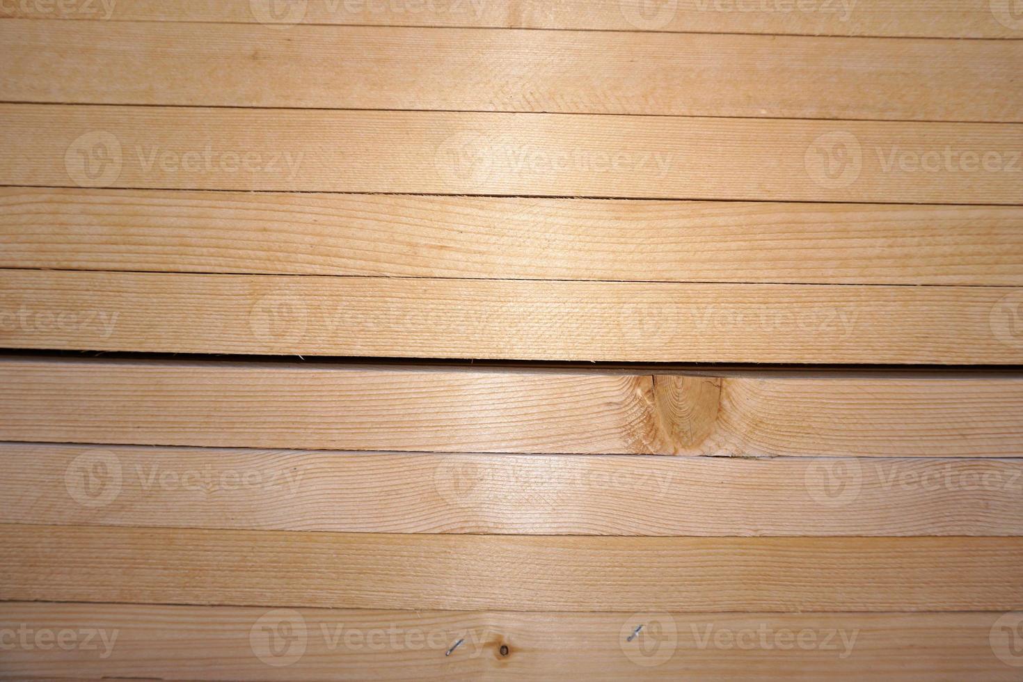 wood logs in sawmill detail photo