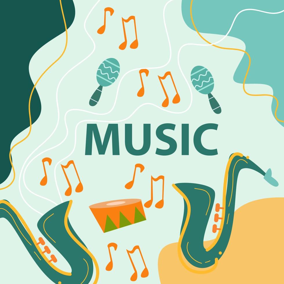 Beautiful Music Background is ideal for use as a background. vector