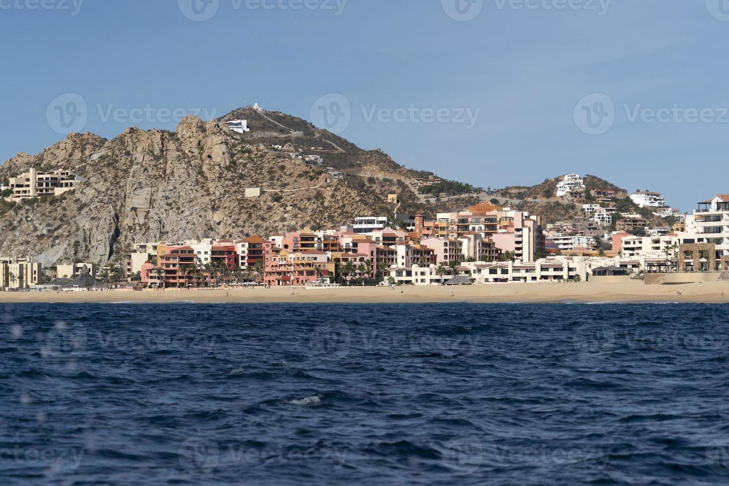 Cabo San Lucas view from sea Pacific ocean photo