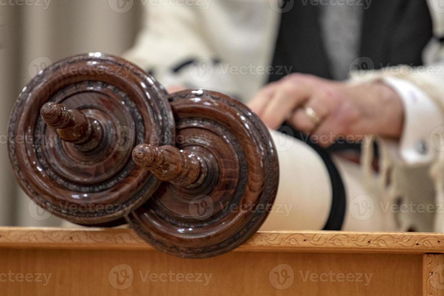 torah scroll book close up photo