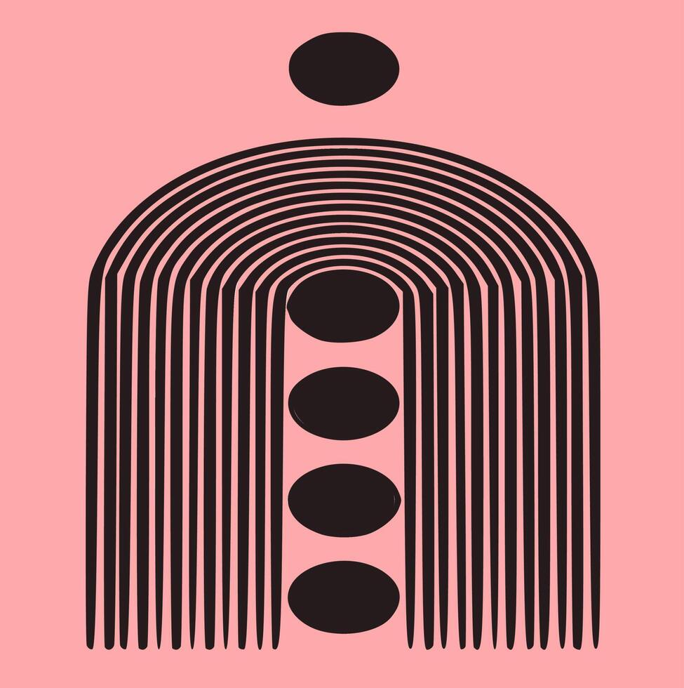 Minimalist vector abstract art 17412812 Vector Art at Vecteezy