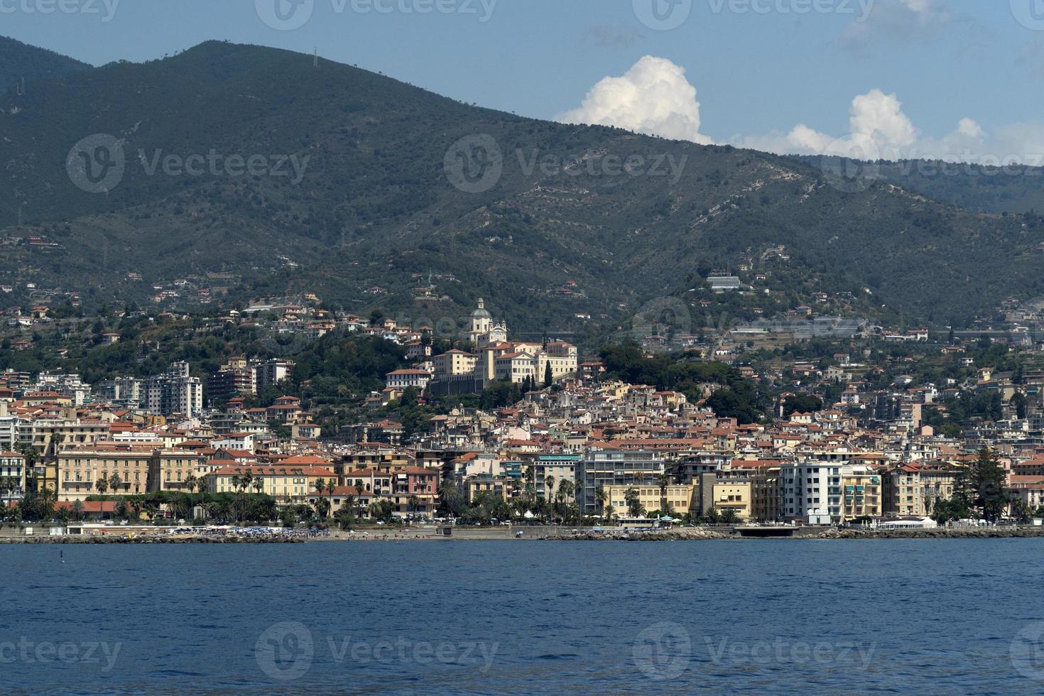 sanremo view from the sea photo