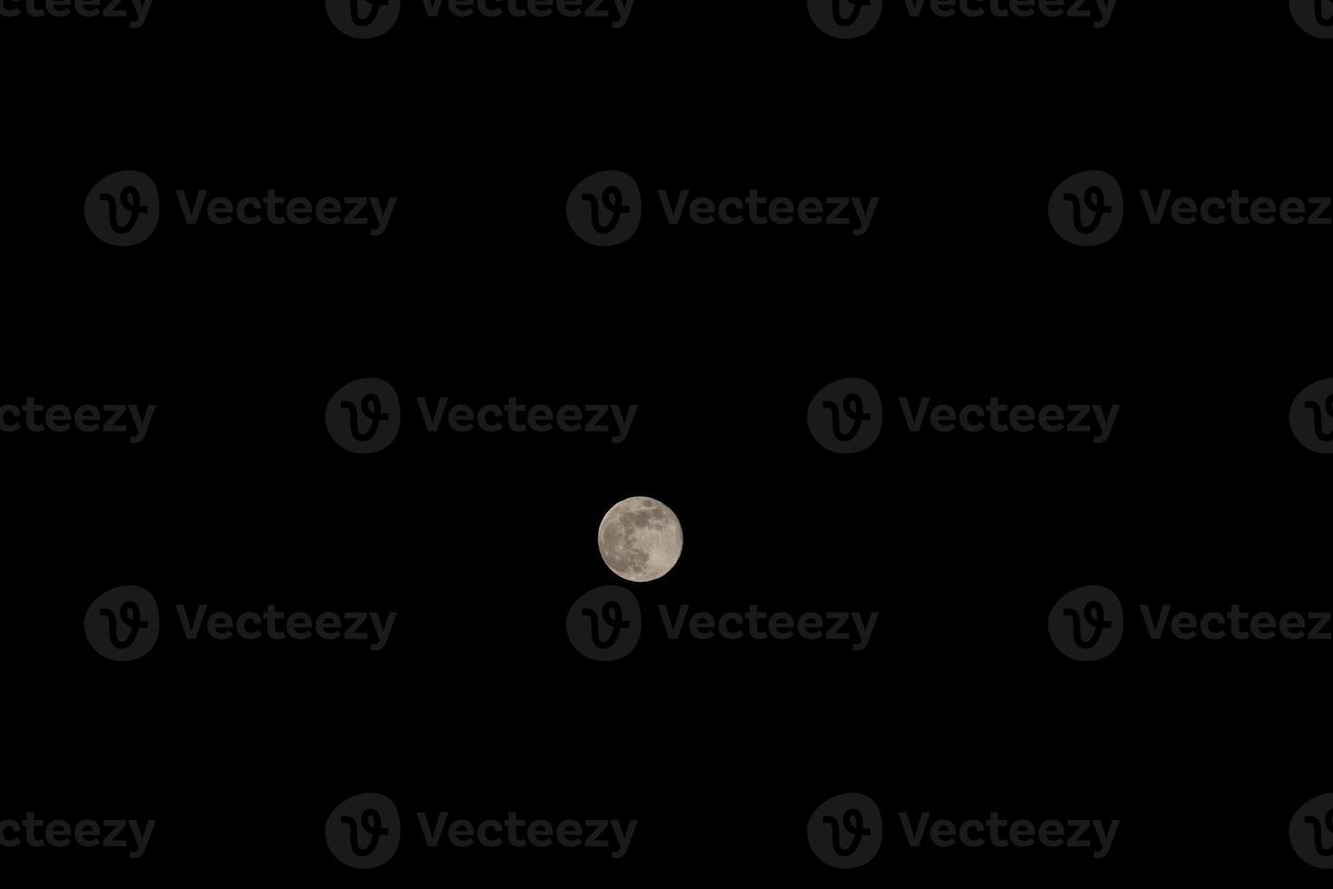 moon isolated on black background photo