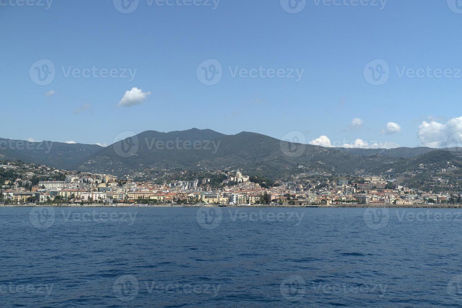 sanremo view from the sea photo