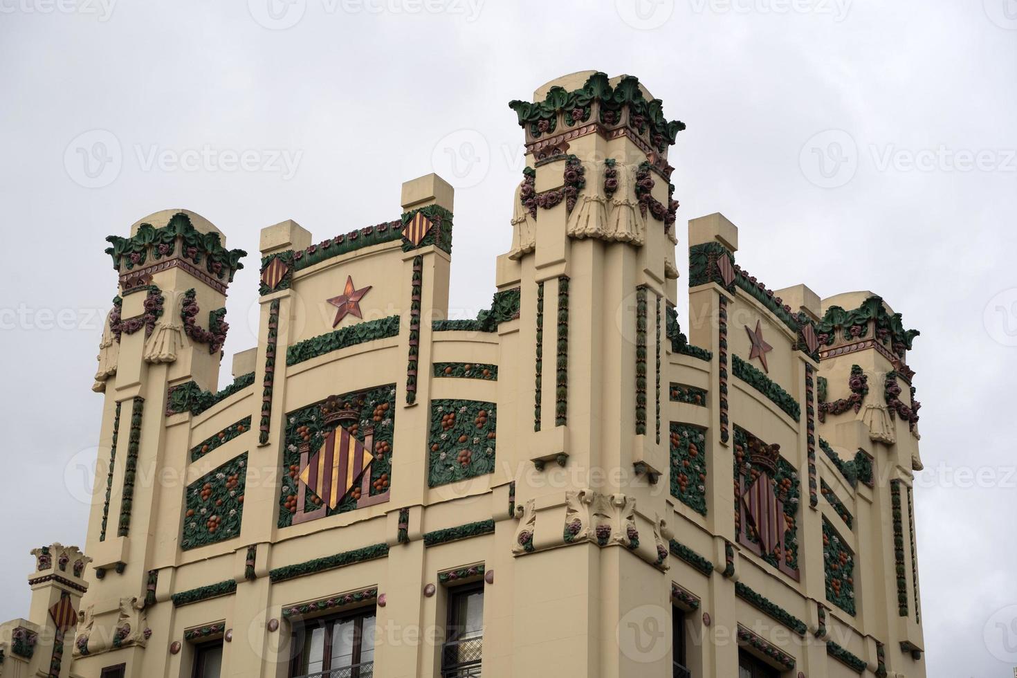 Valencia spain station historic building photo