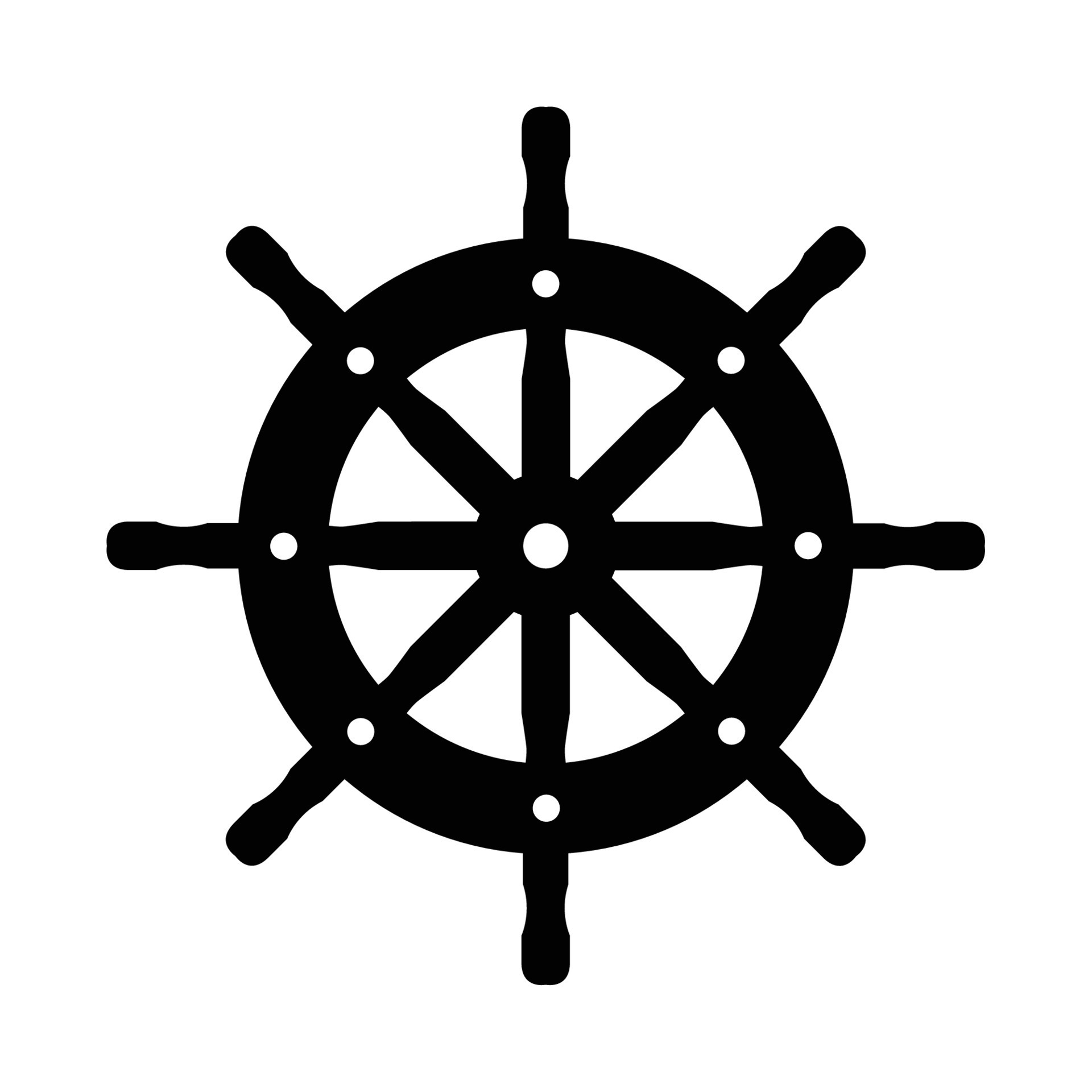 Ship Wheel vector design for metal wall art 17413659 Vector Art at Vecteezy