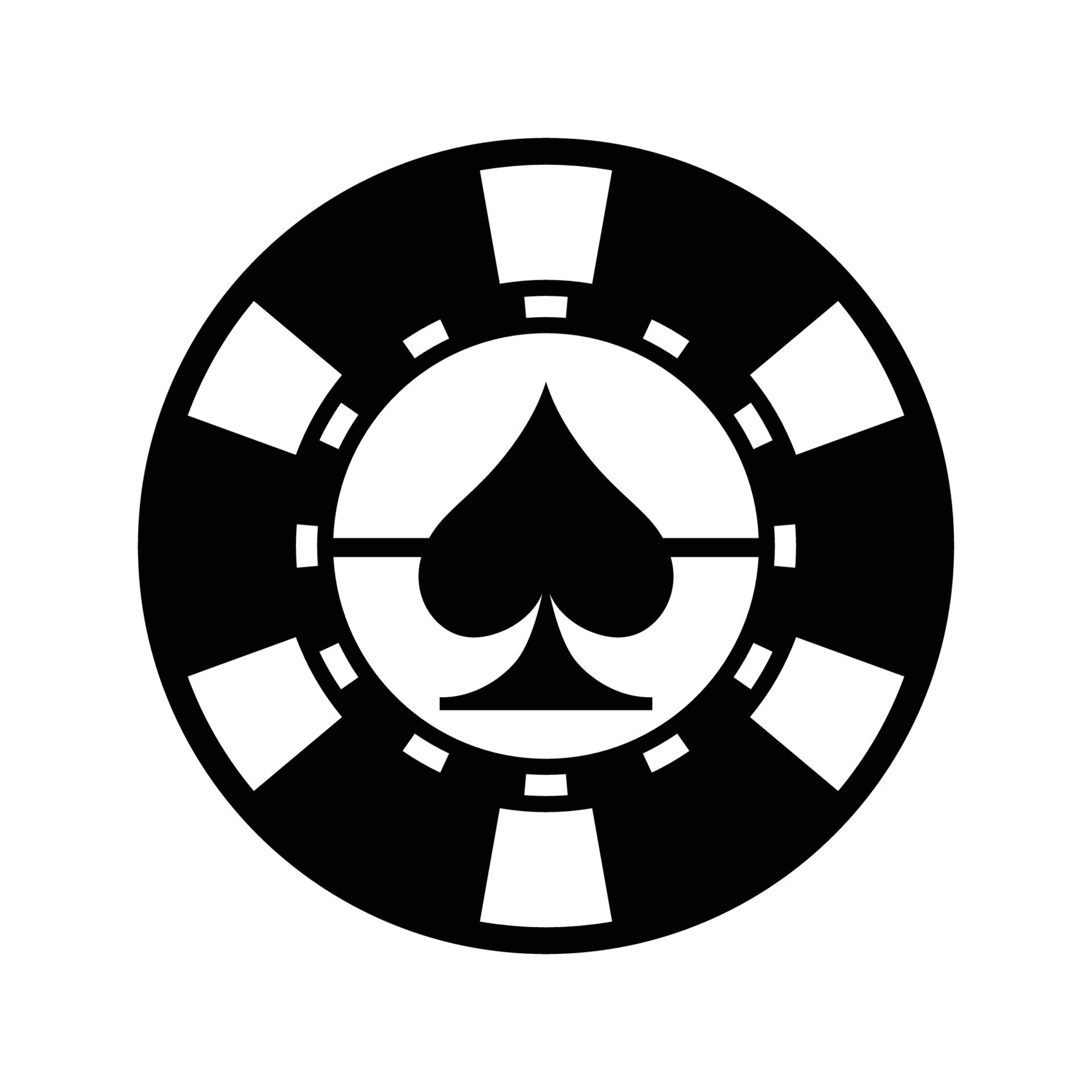 Spade Poker vector design for metal wall art 17413663 Vector Art at