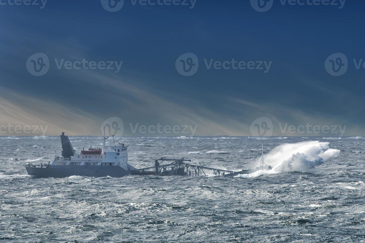 Ship in the tempest photo