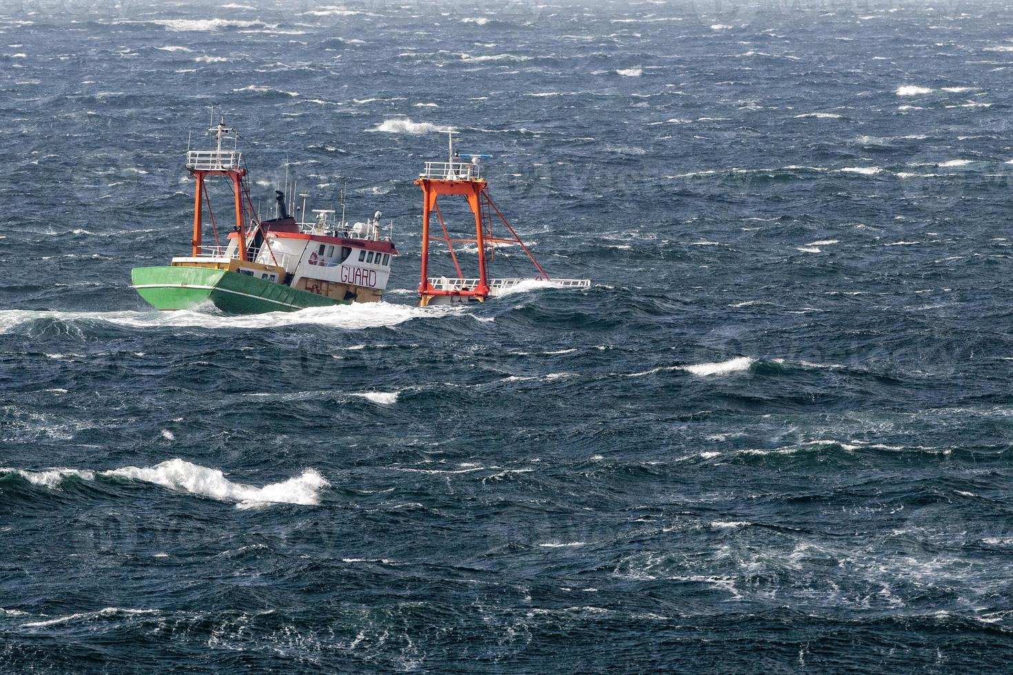 Ship in the tempest photo