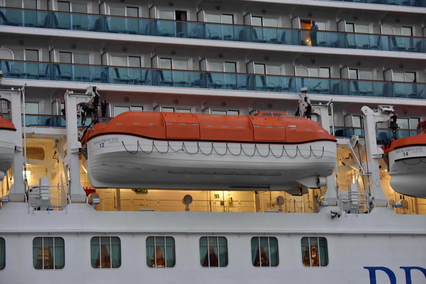 GENOA, ITALY - JULY 27 2017 - MSC MERAVIGLIA Cruise ship sailing from harbor photo