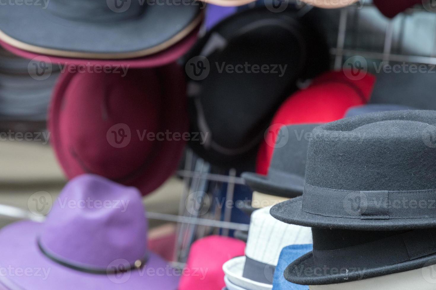 man and woman hats for sale photo