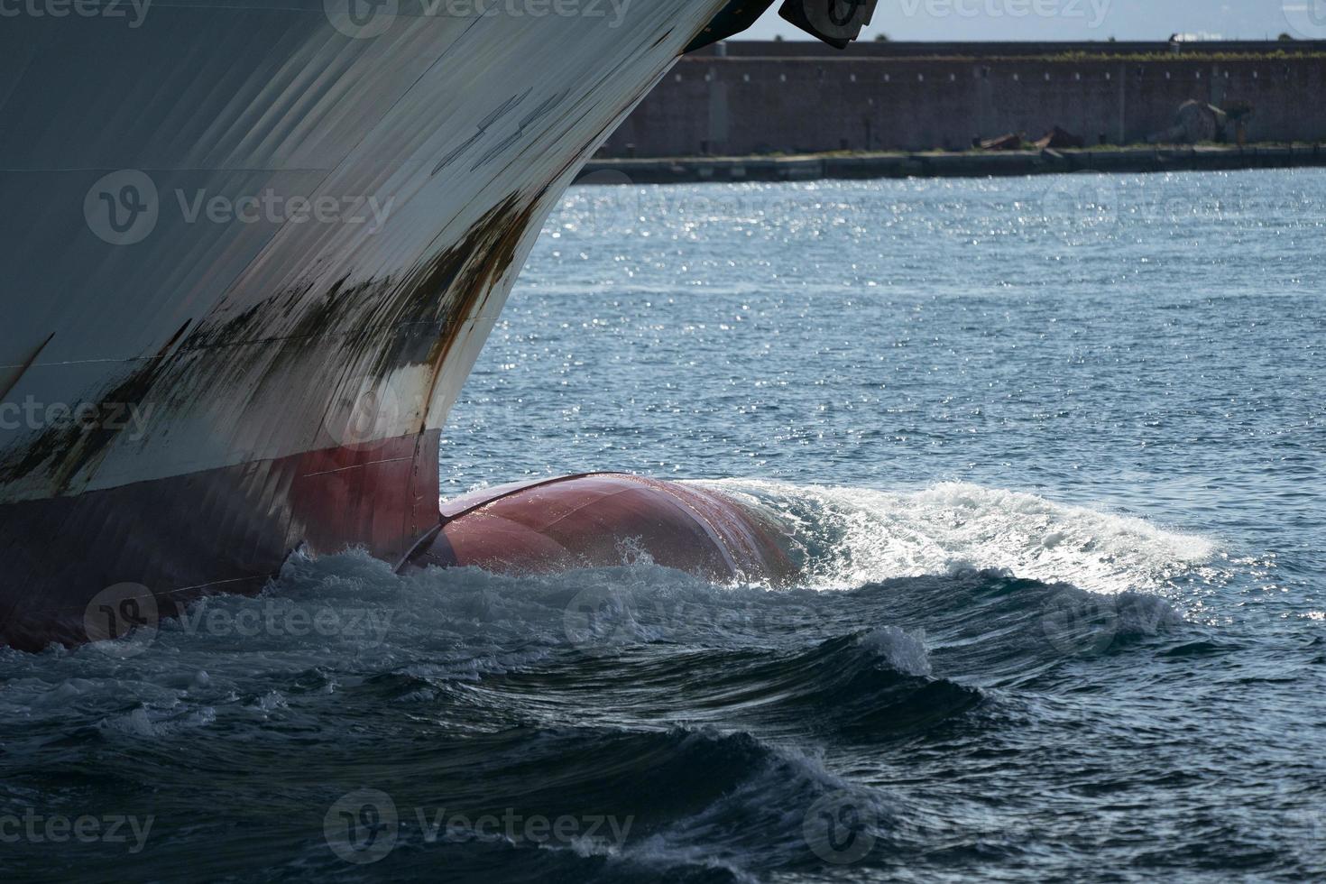 cruise ship prow bow detail photo
