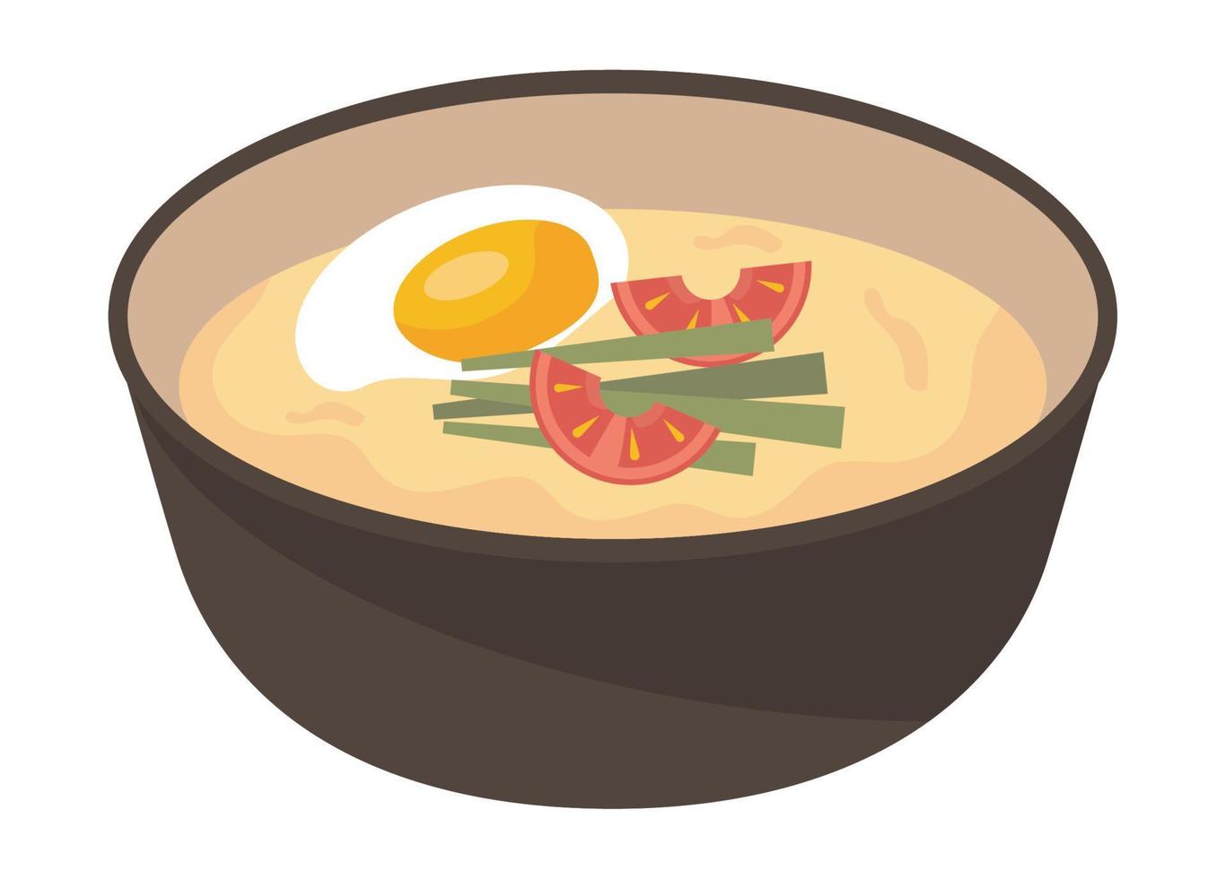 naenmyeon korean food vector