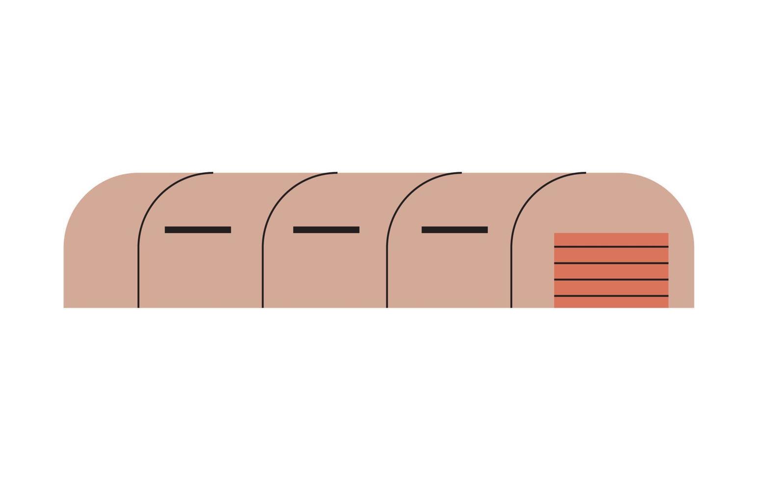 factory dome building vector