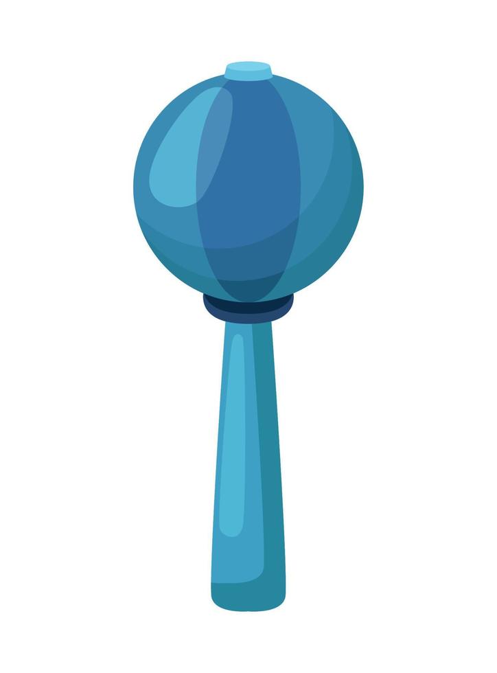 blue gingle bell toy vector