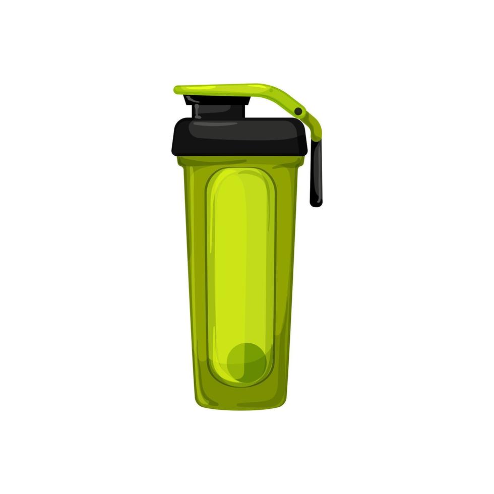 drink protein shaker cartoon vector illustration