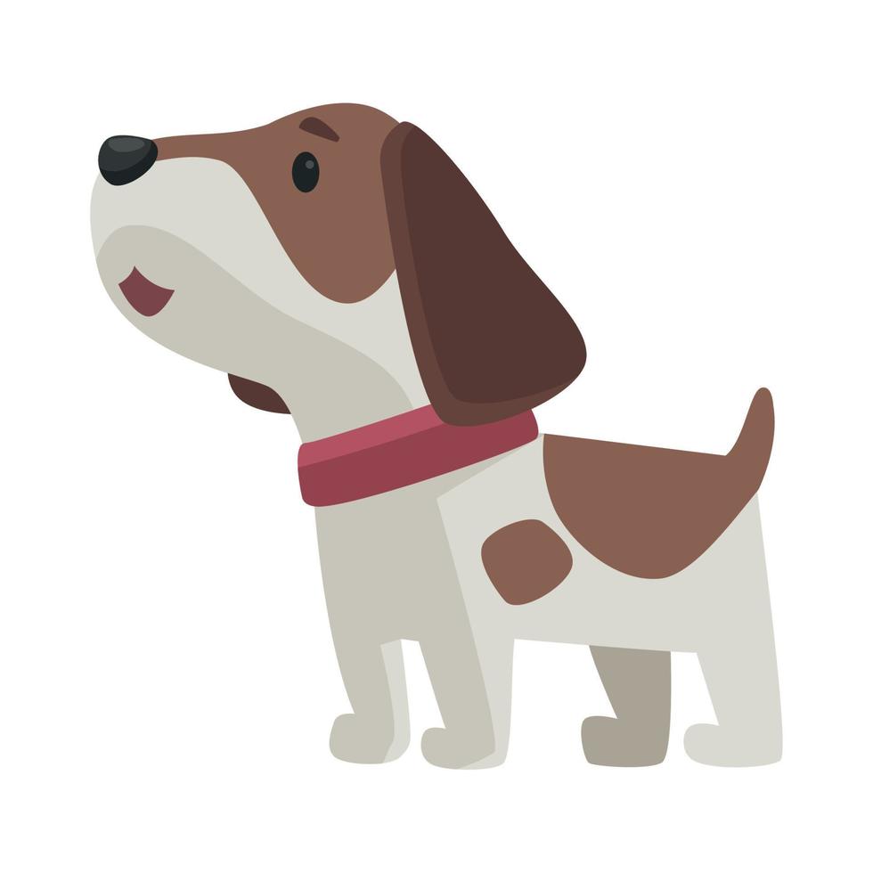 cute little dog vector