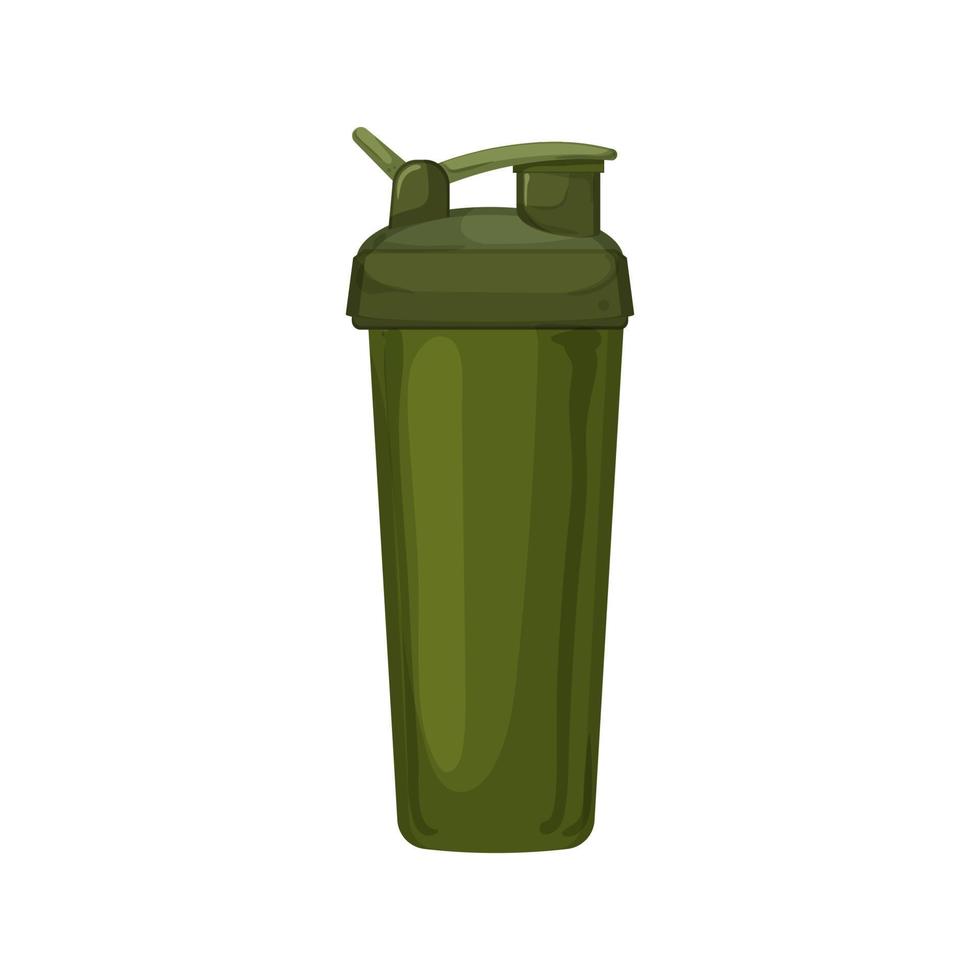 cup protein shaker cartoon vector illustration