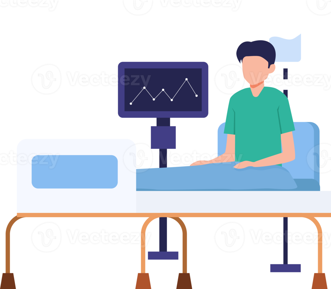 Patient in hospital png