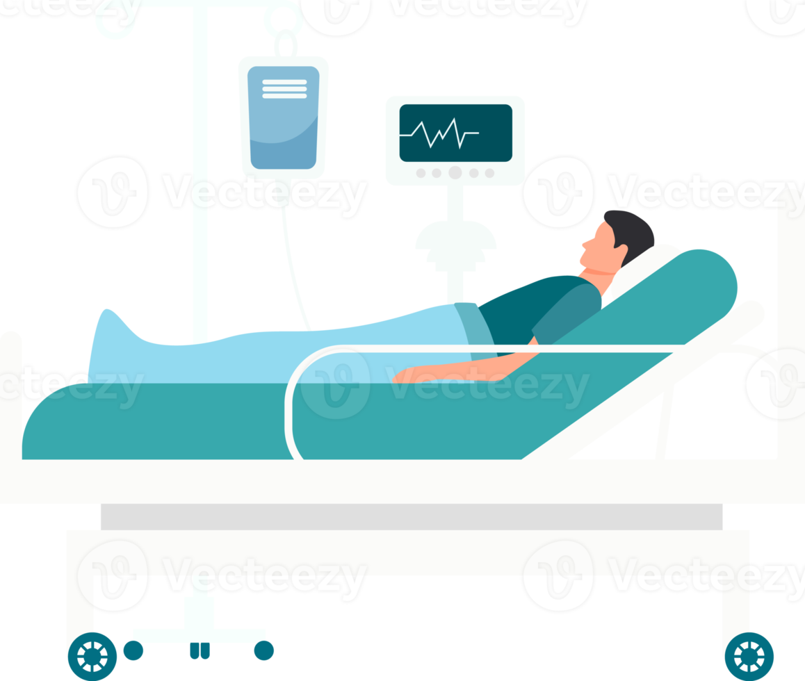 Patient in hospital png