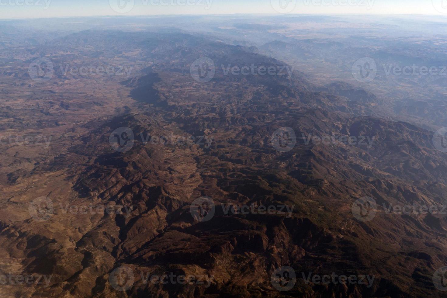 Mexico guadalajara mountains aerial view panorama landscape photo