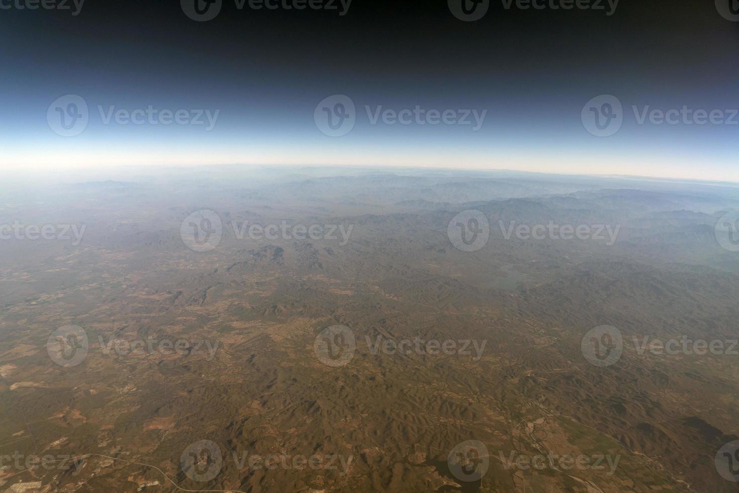 México guadalajara campos y volcanes vista aérea panorama paisaje foto