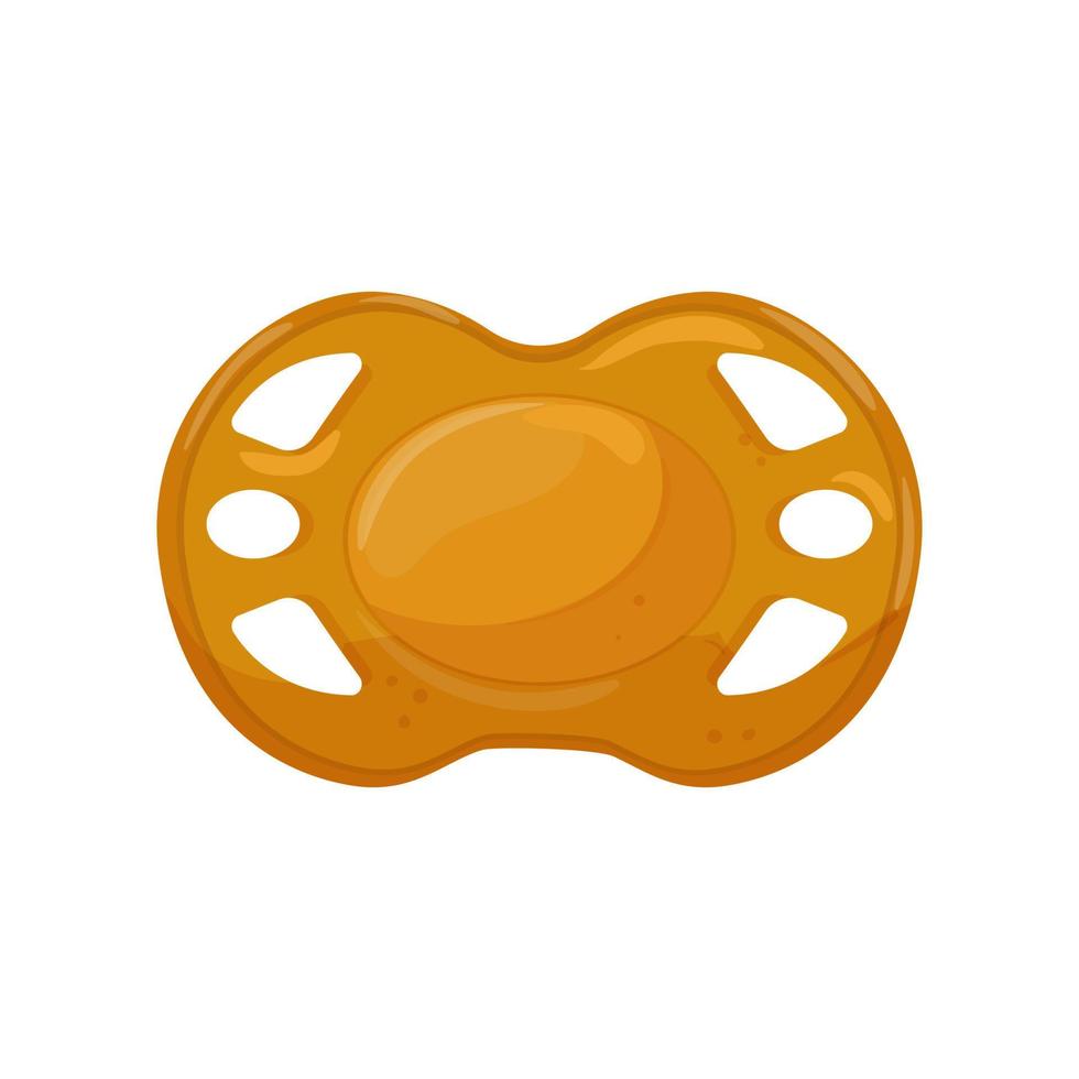 suck pacifier baby color icon vector illustration