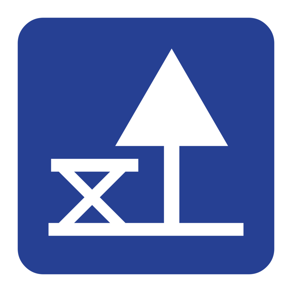 Picnic Area sign symbol on Transparent Background png
