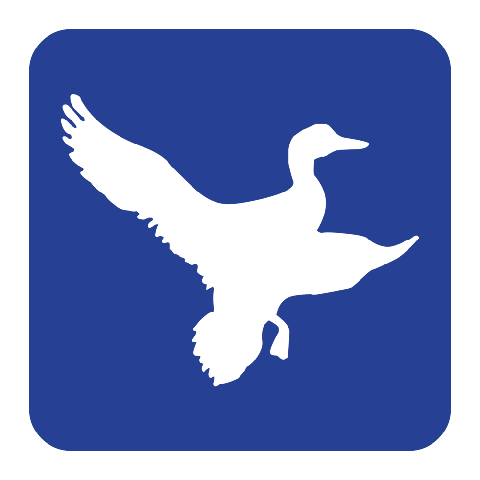 fliegende Vögel unterzeichnen Symbol auf transparentem Hintergrund png