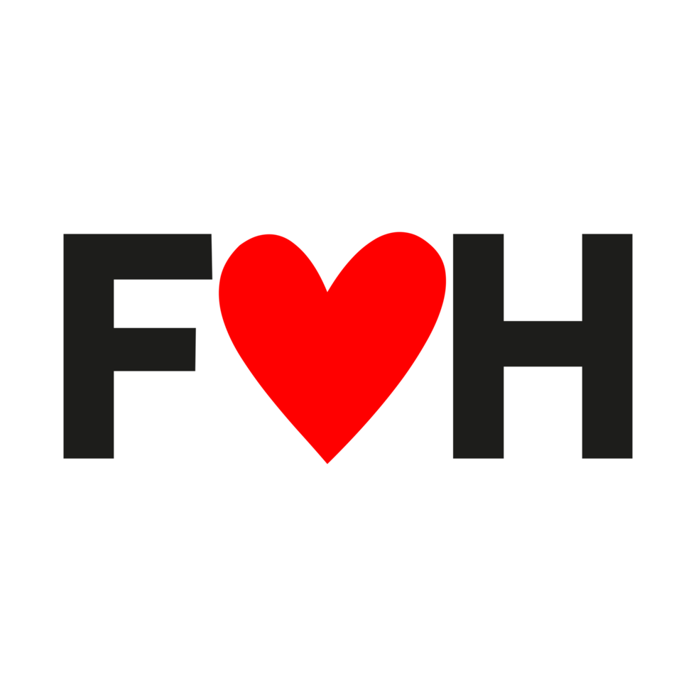 Best couple name F love H on Transparent Background png