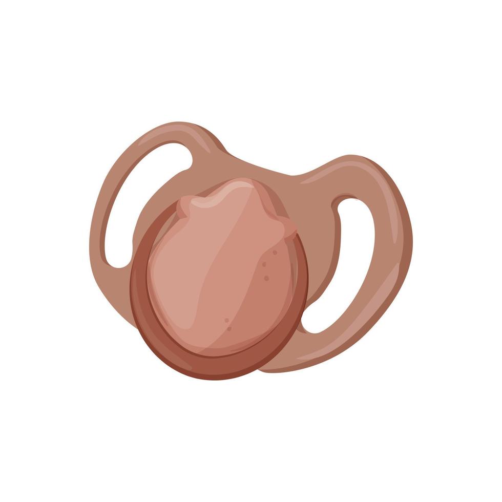 pacify pacifier baby color icon vector illustration