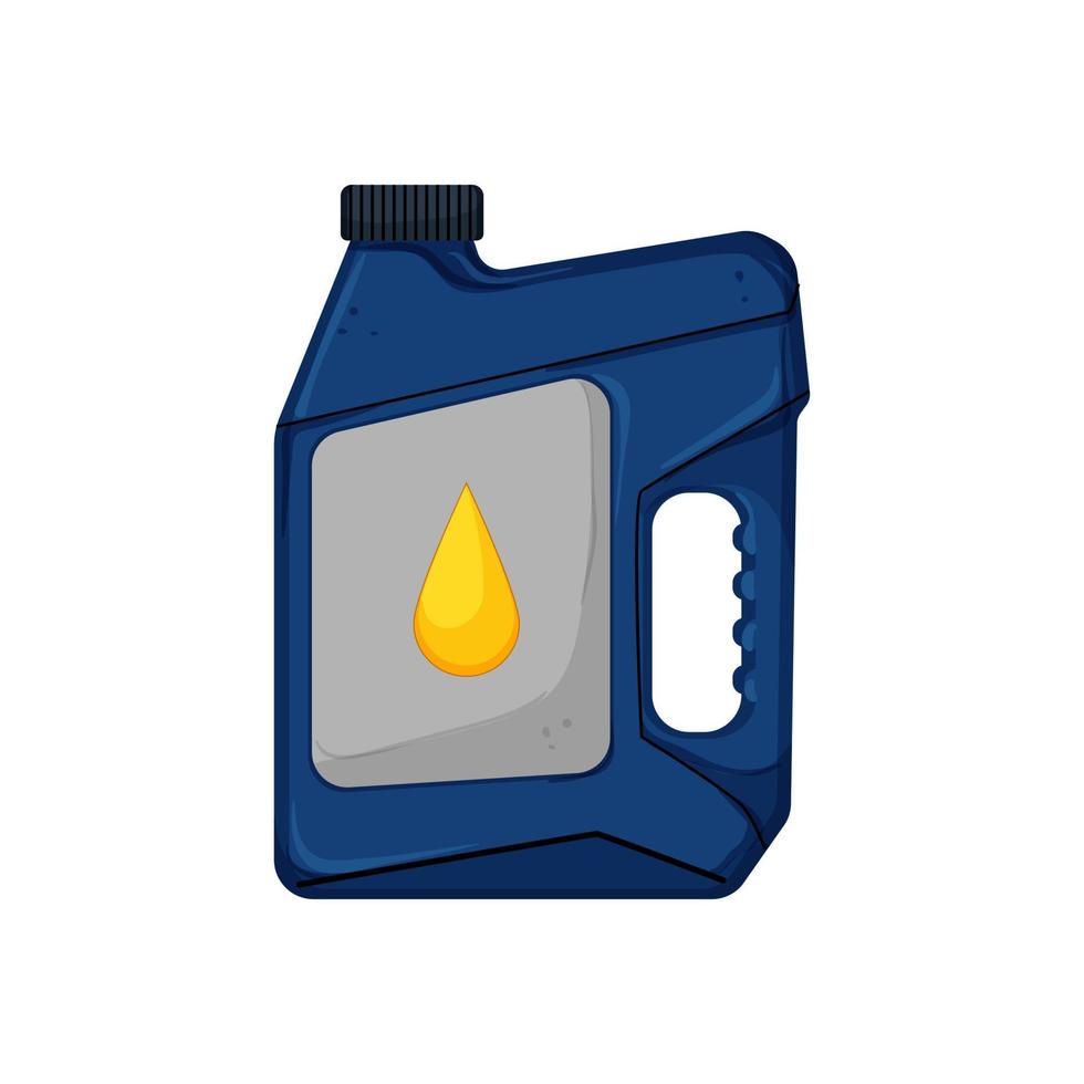 service motor oil cartoon vector illustration