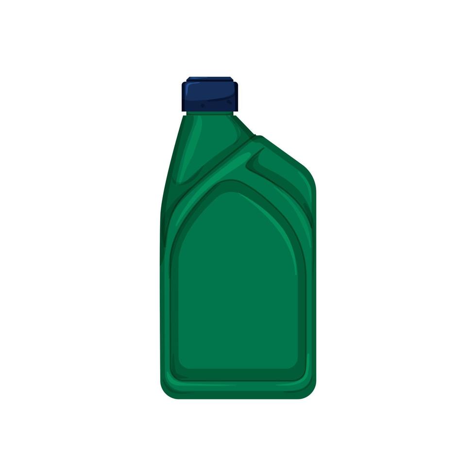 bottle motor oil cartoon vector illustration
