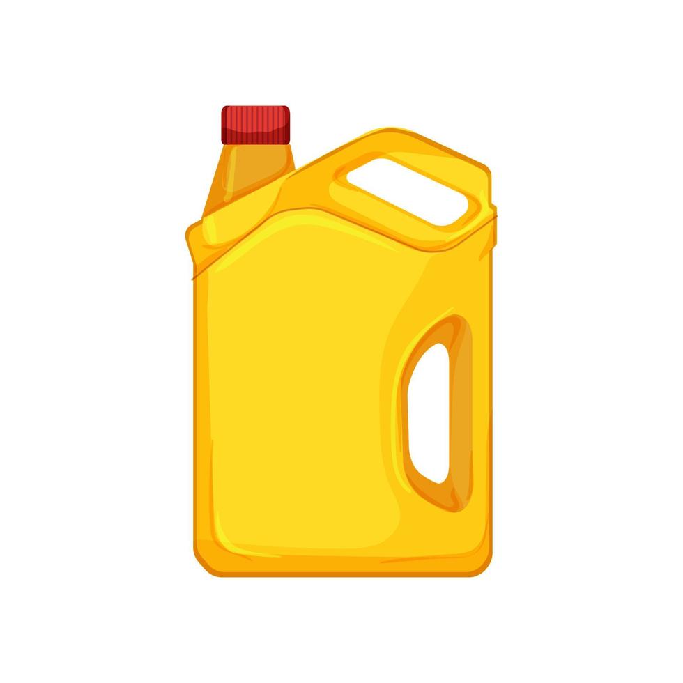 diesel motor oil cartoon vector illustration