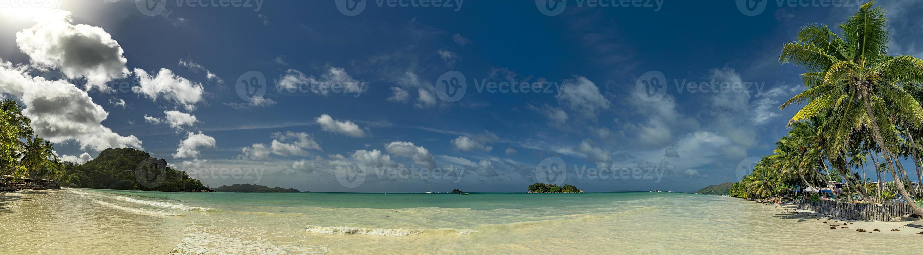 praslin isla seychelles paraíso playa panorama anse volbert foto