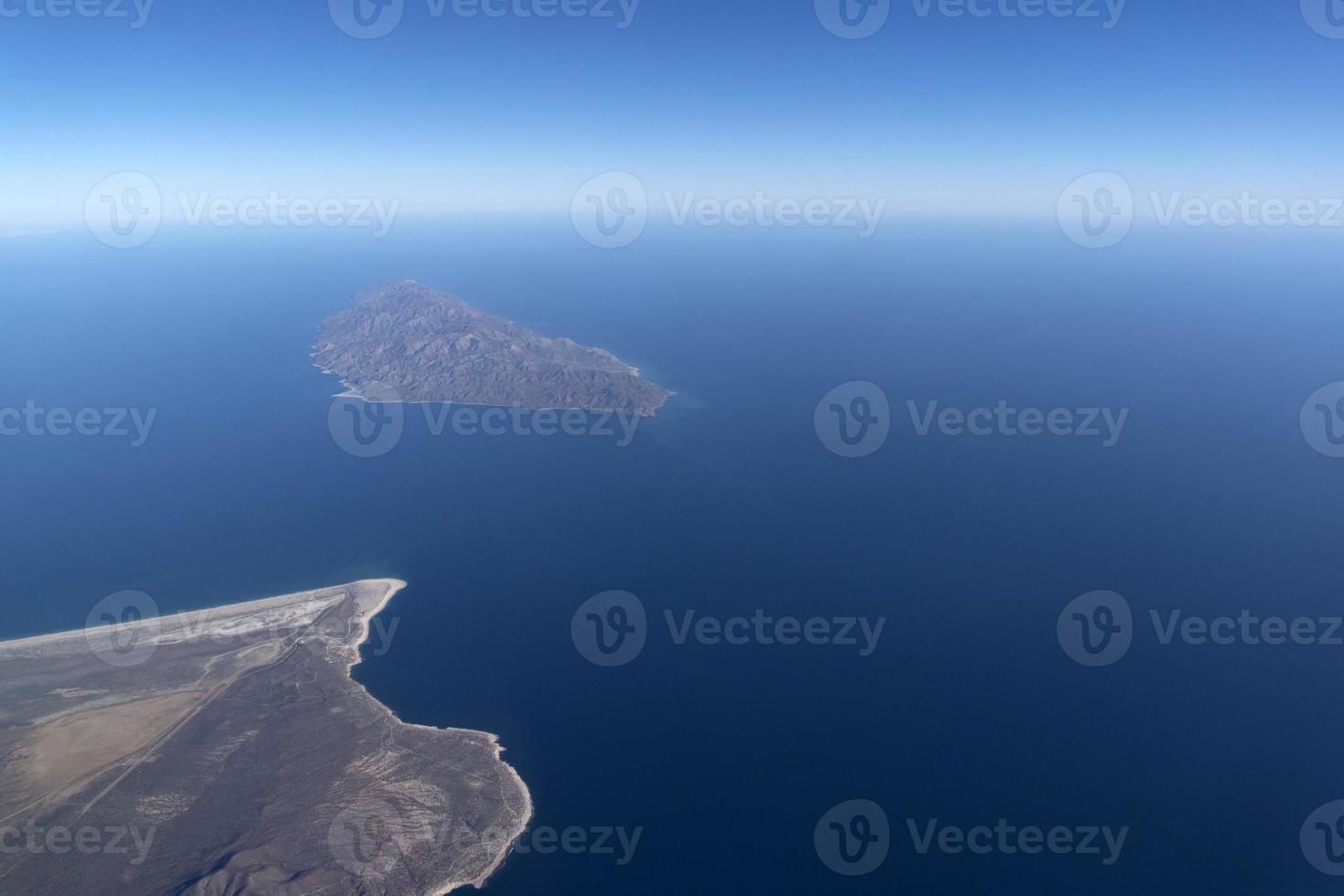 cerralvo cousteau island baja california sur aerial photo