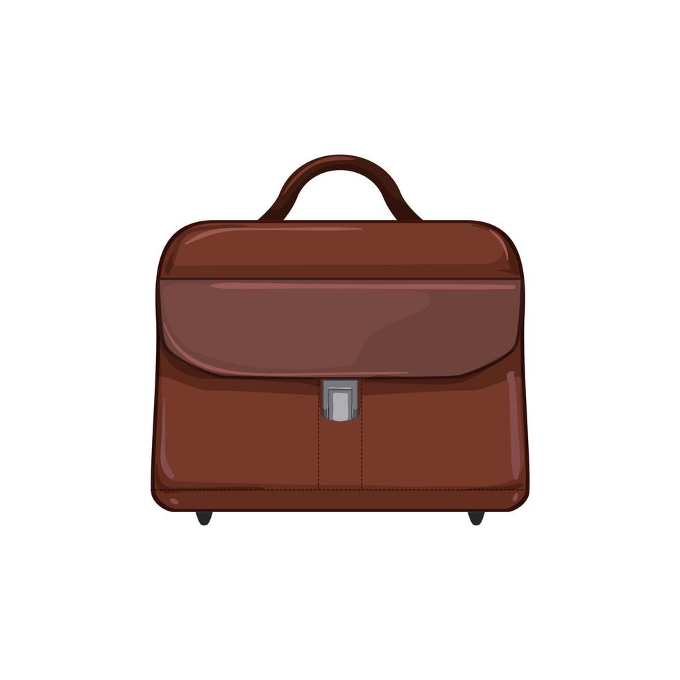 casual business bag cartoon vector illustration