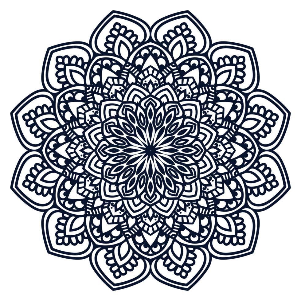 Mandala-Blumenmuster png