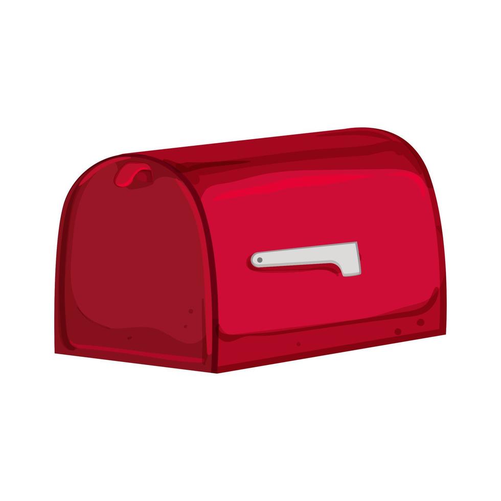 delivery mailbox letter cartoon vector illustration