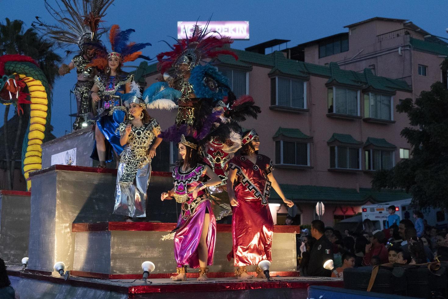 LA PAZ, MEXICO - FEBRUARY 22 2020 - Traditional Baja California Carnival photo