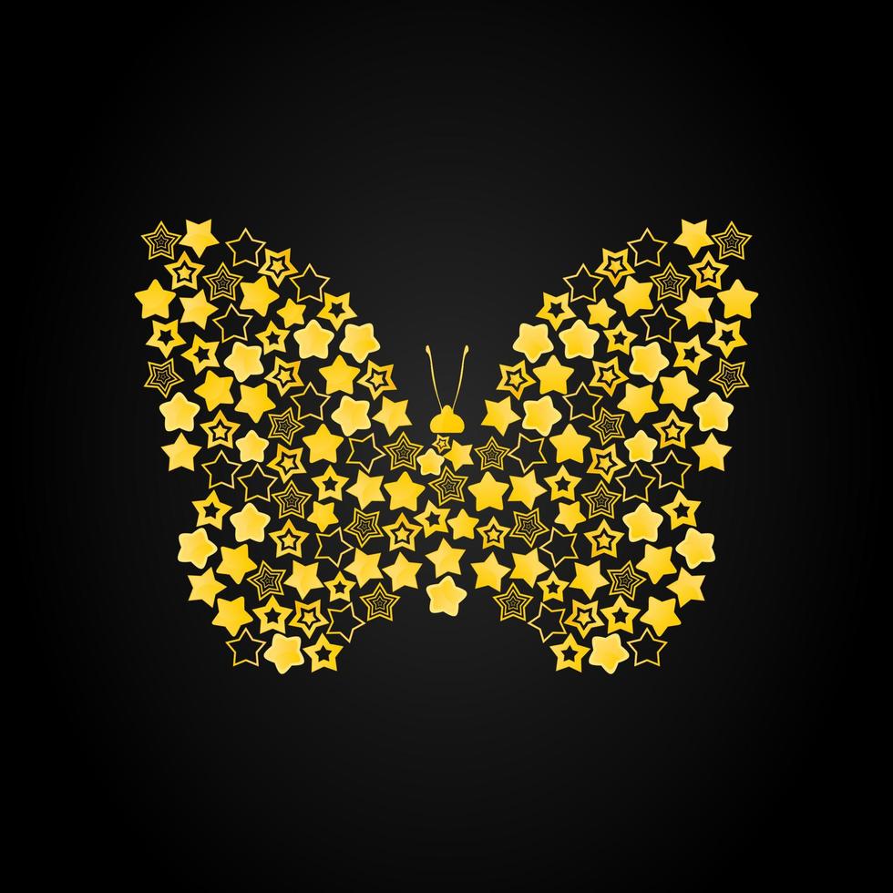 Butterflies for design. A vector illustration