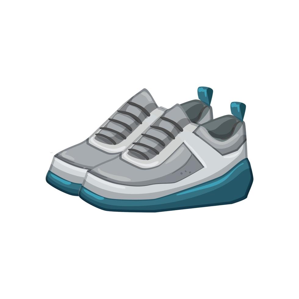 child kid shoes cartoon vector illustration