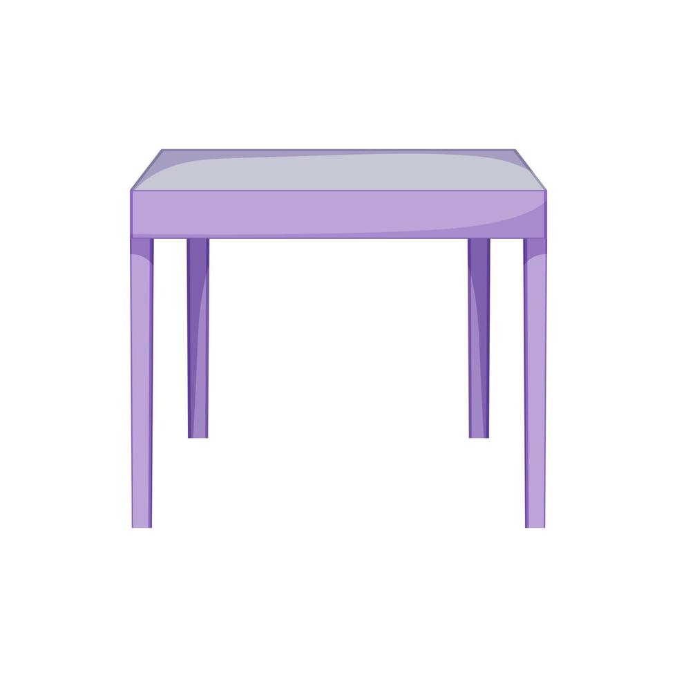 interior kid table cartoon vector illustration